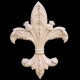 FLR-10: De Lys Deep Carved Flower